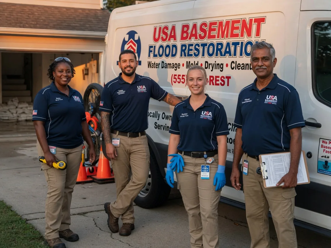 Basement Flood Cleanup company in Leblanc, LA